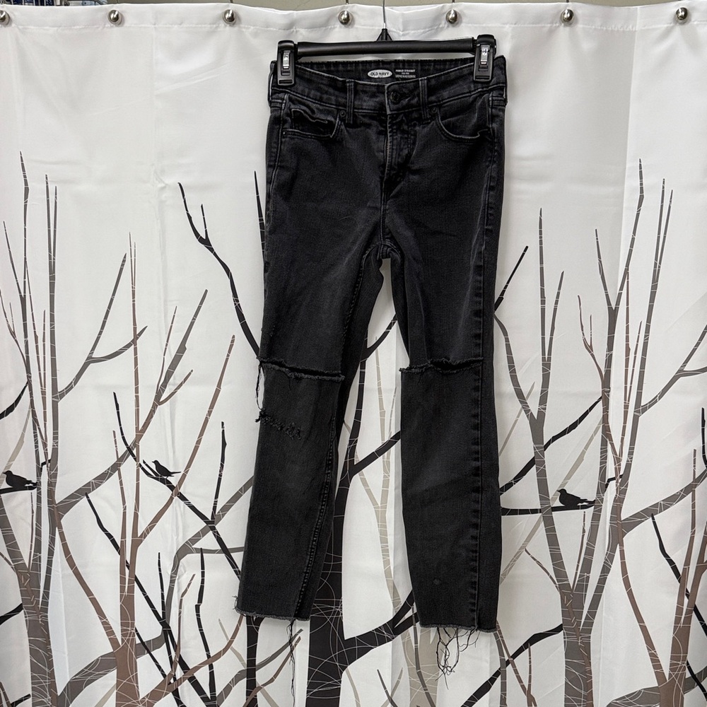 Old Navy Black Ankle Jeans